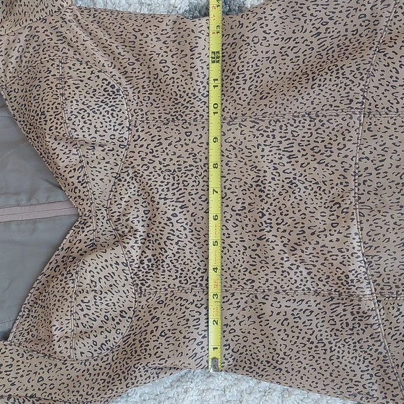 Michael Hoban North Beach Printed Leather Leopard Pattern Dress size Sma… - Picture 5 of 9